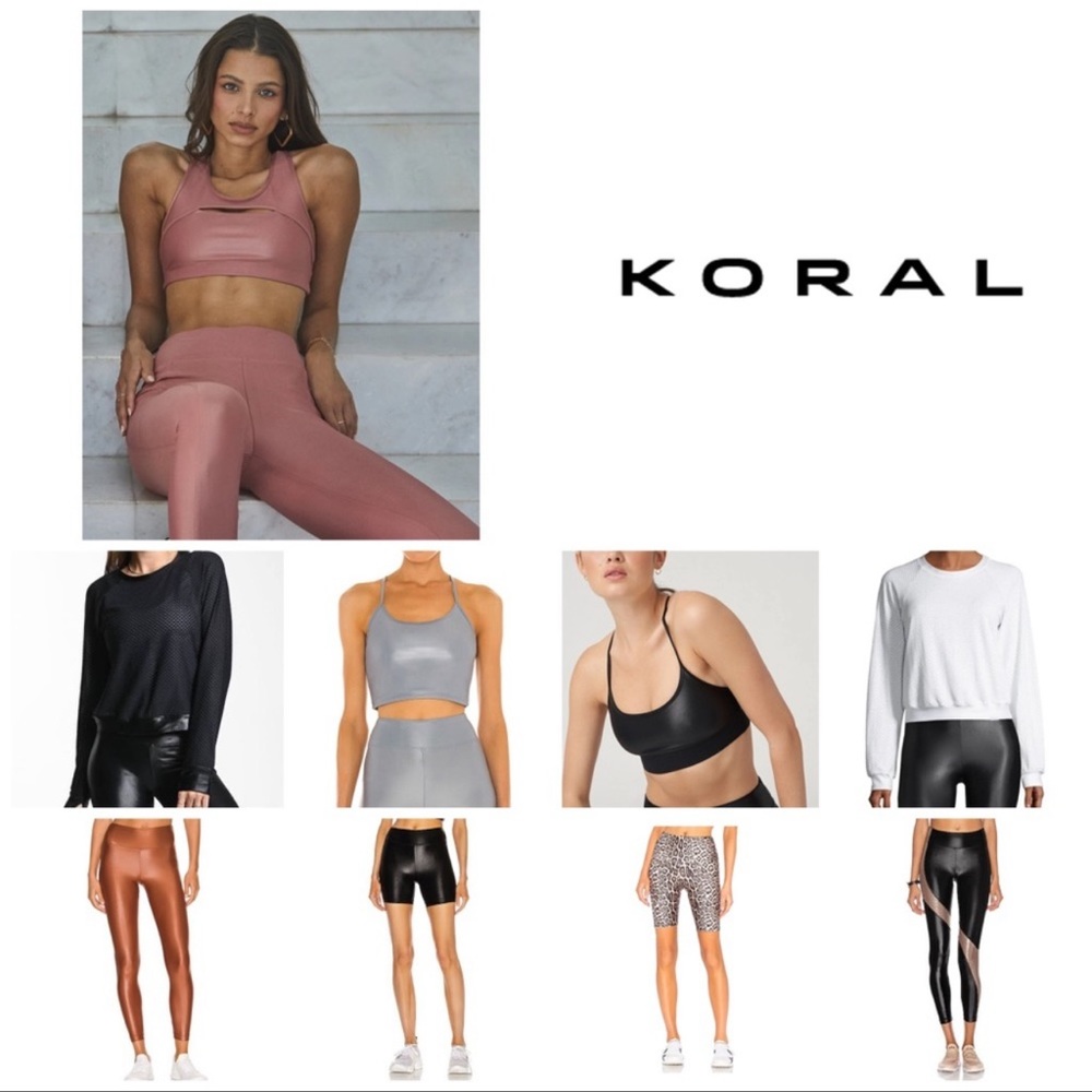 Coming Soon! Assortment of Koral tops, tanks, shorts, leggings & Bras